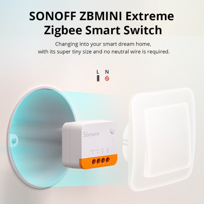 Sonoff ZBmini-L - Module ZigBee actionneur pour interrupteur sans